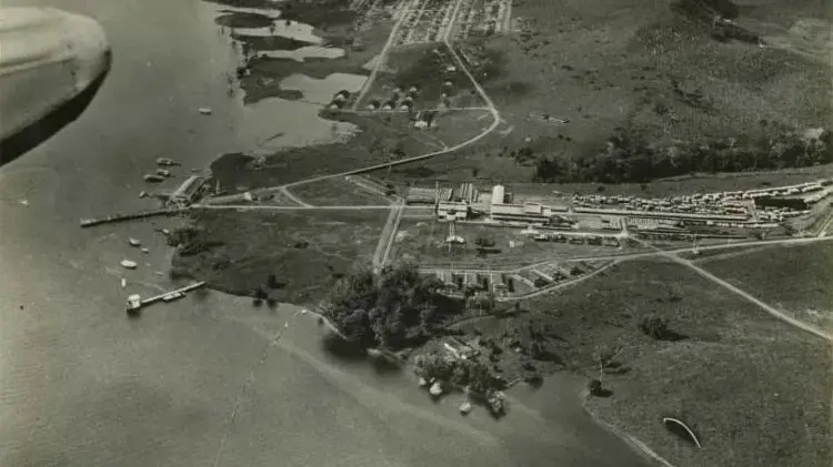Imagens aéreas de Fordlândia em 1933