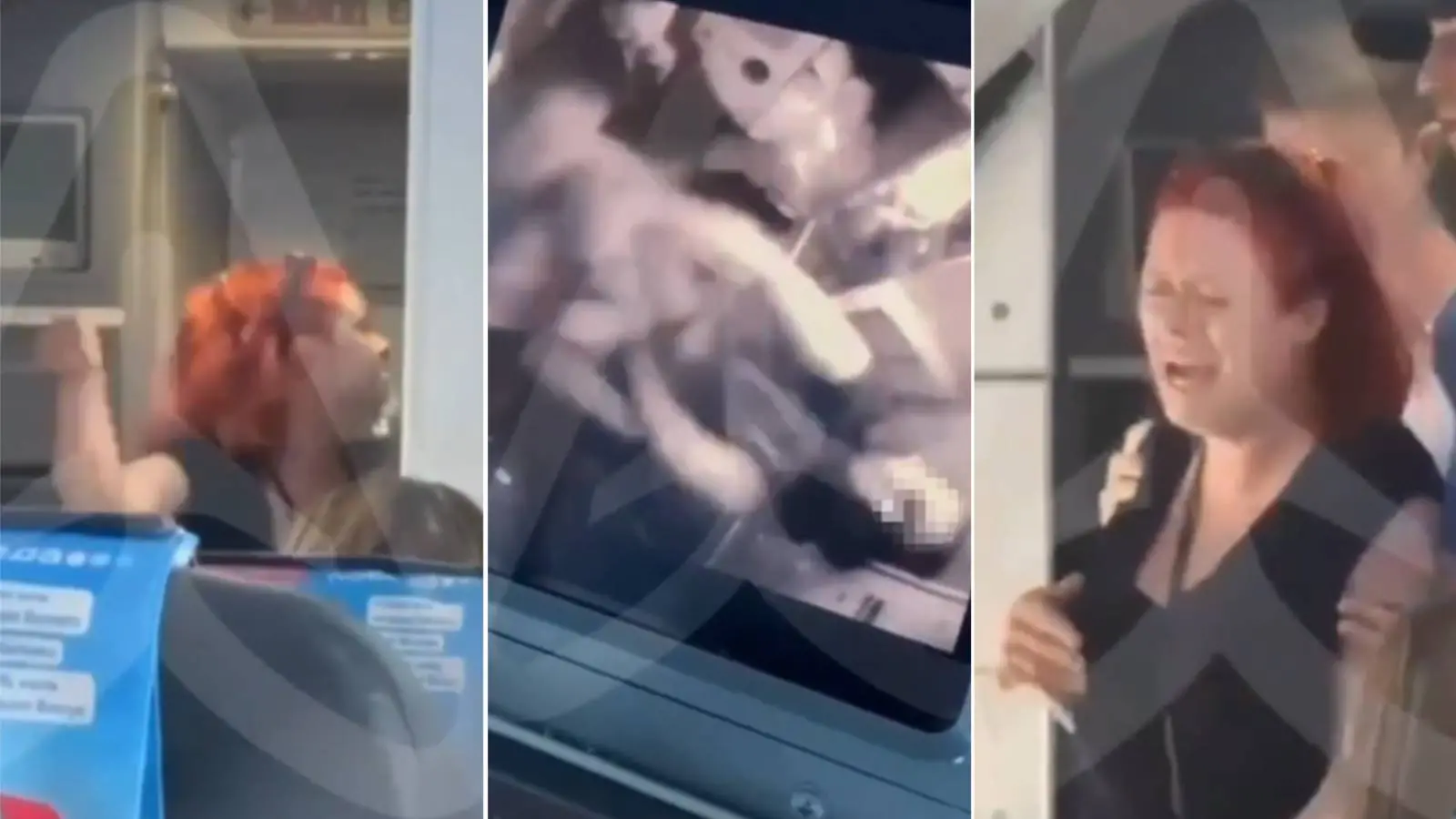 Imagem da notícia: Vídeos mostram passageira agredindo comissária após ser proibida de usar celular em voo na Rússia