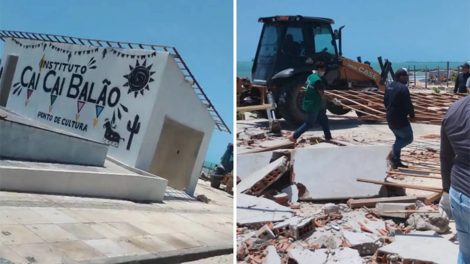 Imagem da notícia: Após Prefeitura demolir Instituto Cai Cai Balão, Evandro diz que busca novo terreno para sede