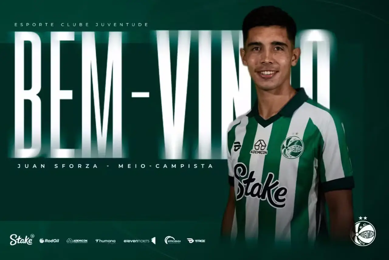 Imagem da notícia Próximo adversário do Ceará, Juventude anuncia novo reforço; veja detalhes