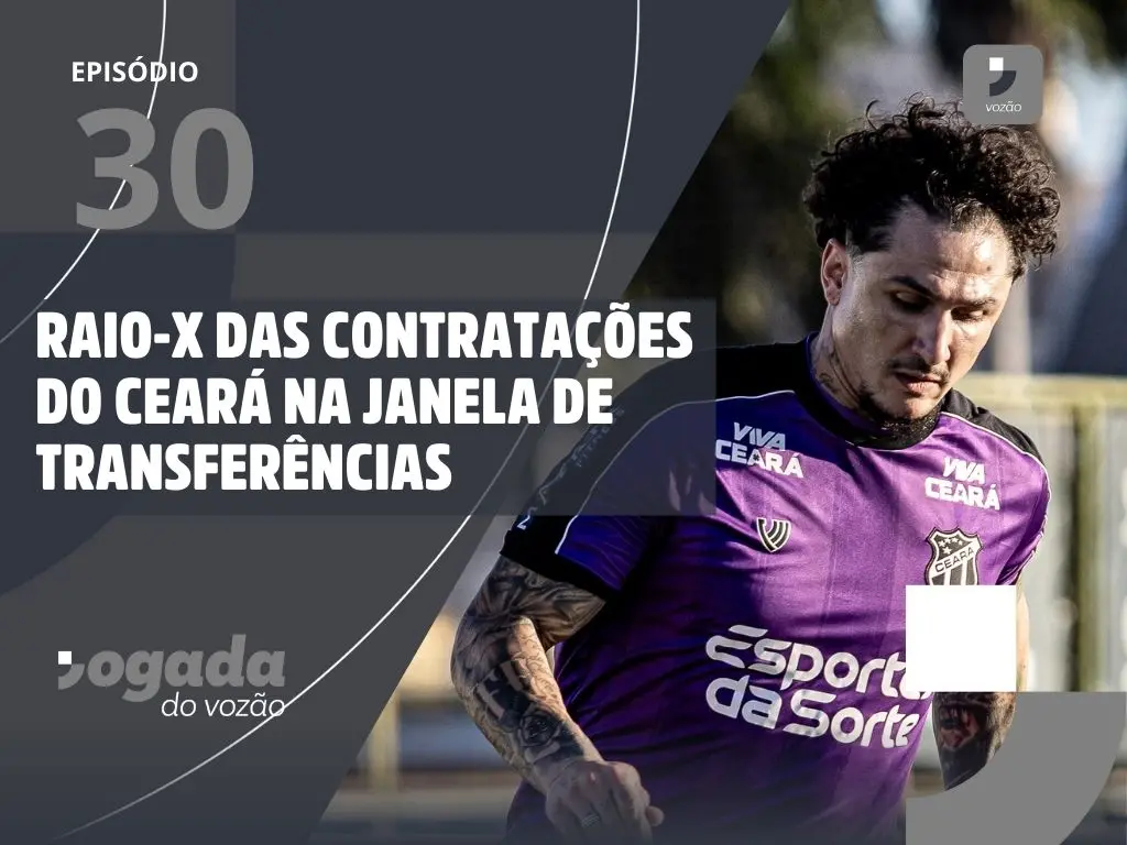 Imagem da notícia Raio-X das contratações do Ceará na janela de transferências | Jogada do Vozão #30