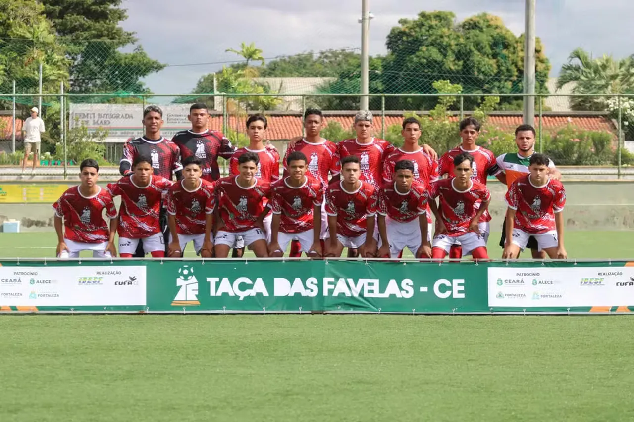 Equipe do Jardim União, finalista da Taça das Favelas /CE