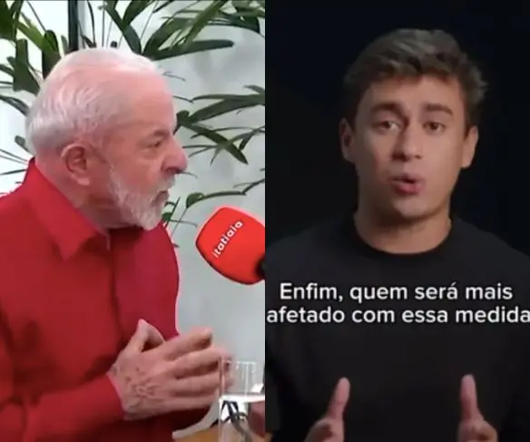 Imagem da notícia Nikolas Ferreira afirma que vai processar Lula por difamação após presidente o associar ao PCC