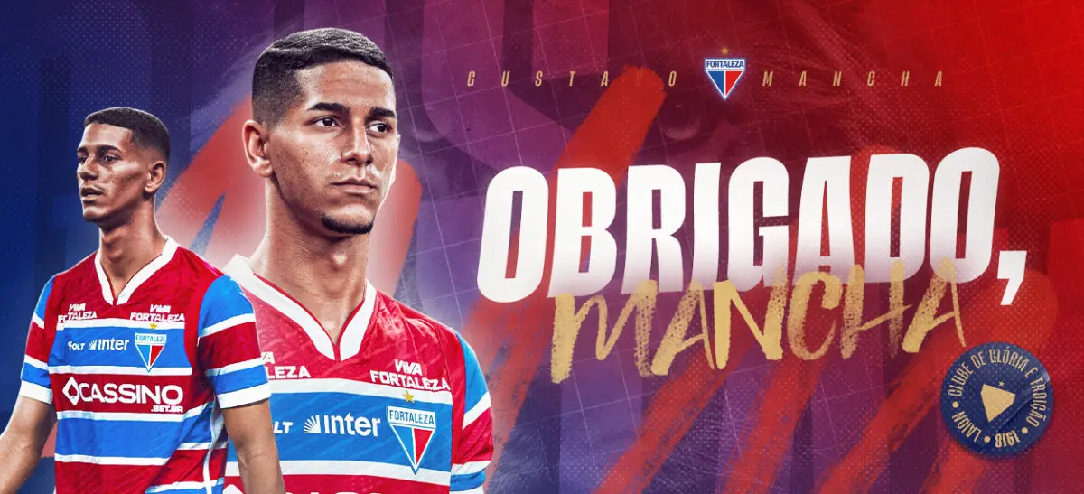 Imagem da notícia Fortaleza comunica venda de zagueiro Gustavo Mancha ao Olympiacos, da Grécia