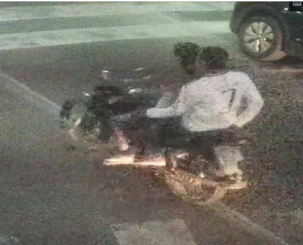 Policiais reconheceram o suspeito, que quando foi localizado usava a mesma roupa usada no crime