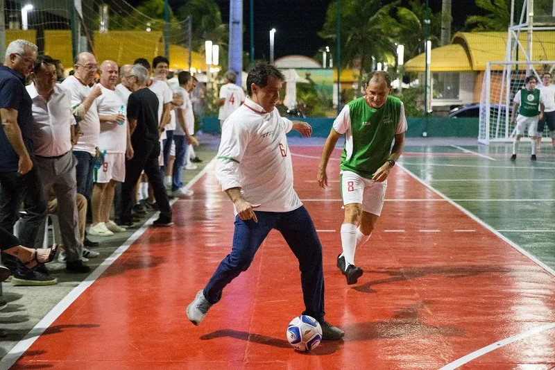Prefeito de Fortaleza e ex-atleta do Ideal, Evandro Leitão participou das festividades.