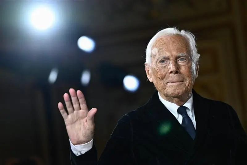 Imagem da notícia: Morre o estilista Giorgio Armani, aos 91 anos