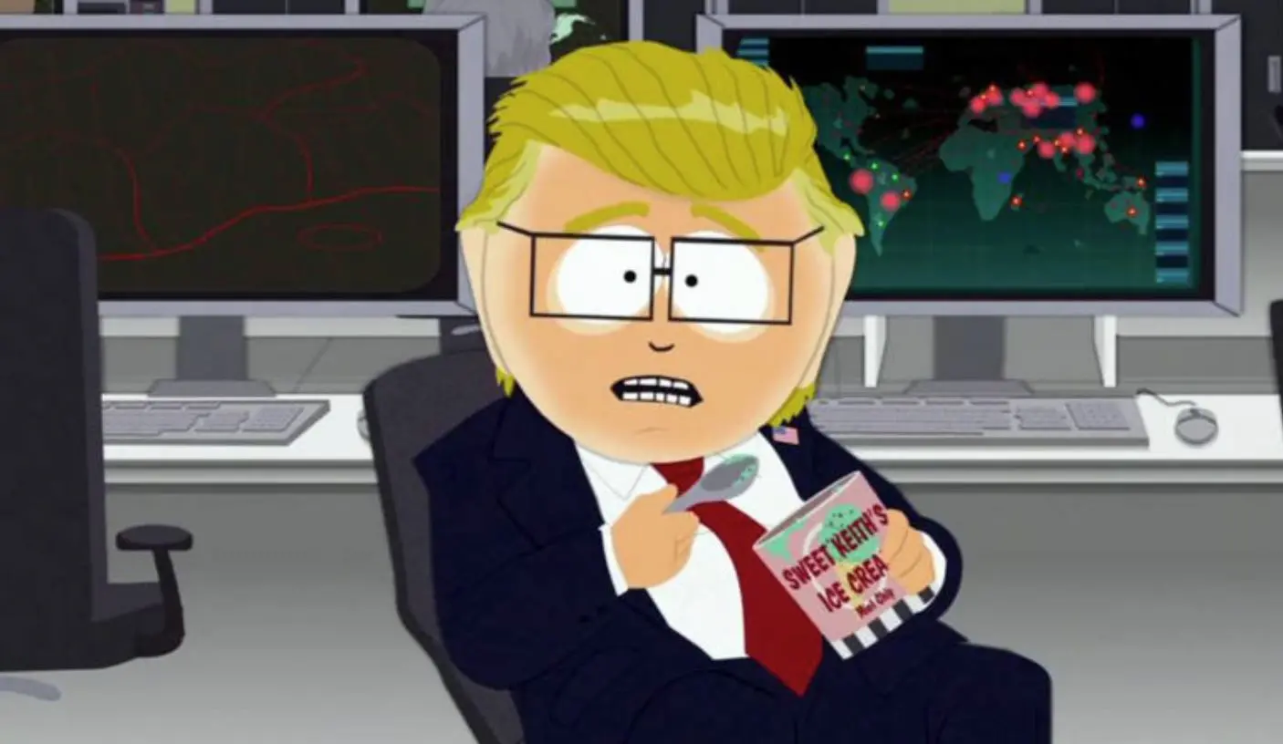 Imagem da notícia 'South Park' debocha de tarifas de Trump e zomba de preços do Labubu em novo episódio