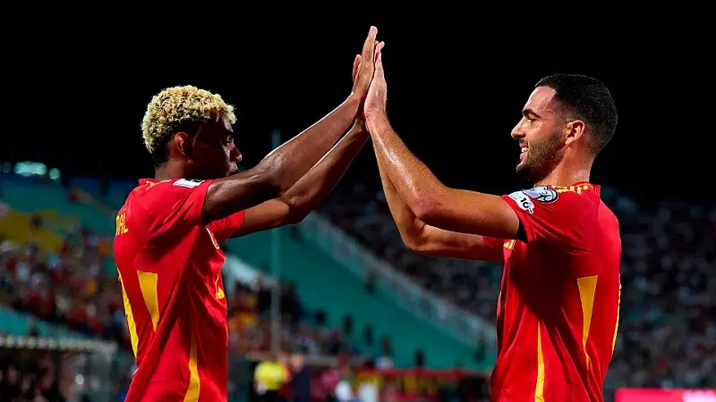 Imagem da notícia Copa do Mundo: Espanha vence Bulgária por 3 a 0 em sua estreia nas Eliminatórias