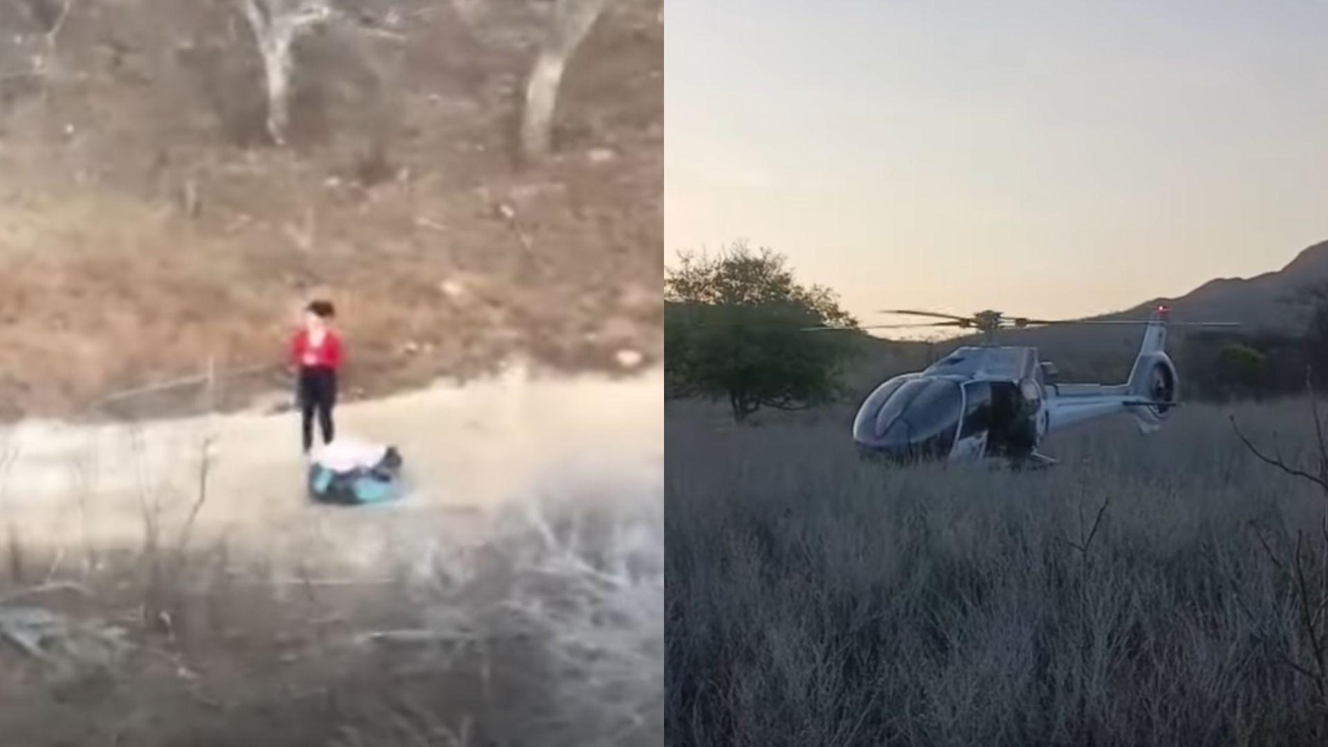 Imagem da notícia Mulher é resgatada após se perder ao decolar de parapente em Quixadá; veja vídeo