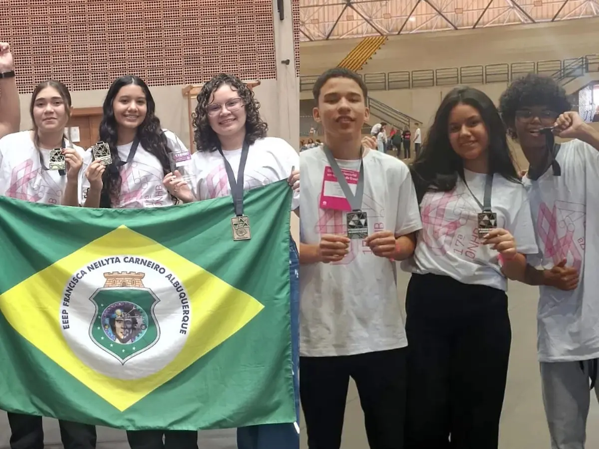Imagem da notícia: Ceará é 1º lugar do Brasil na Olimpíada Nacional de História