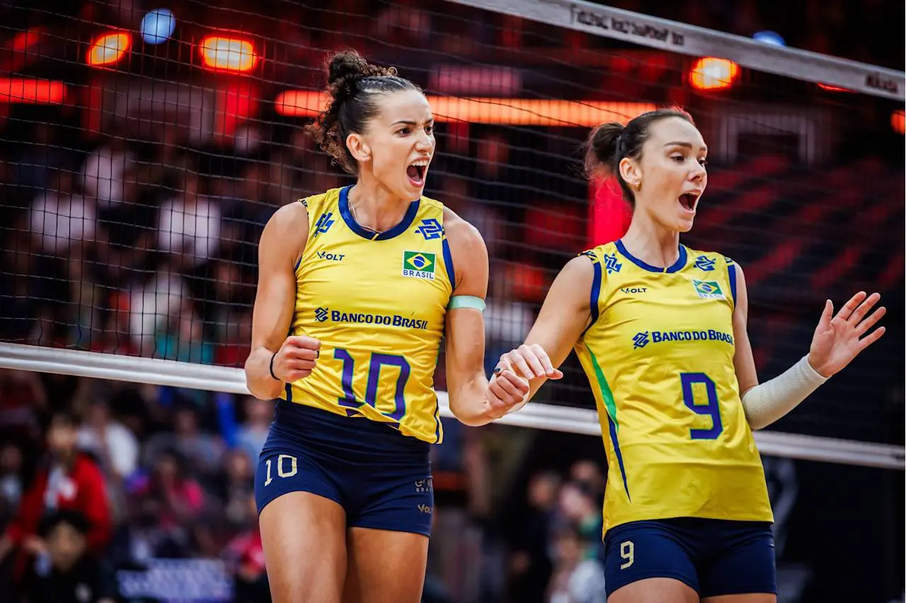 Imagem da notícia Brasil vence Japão e garante bronze no Campeonato Mundial de vôlei feminino