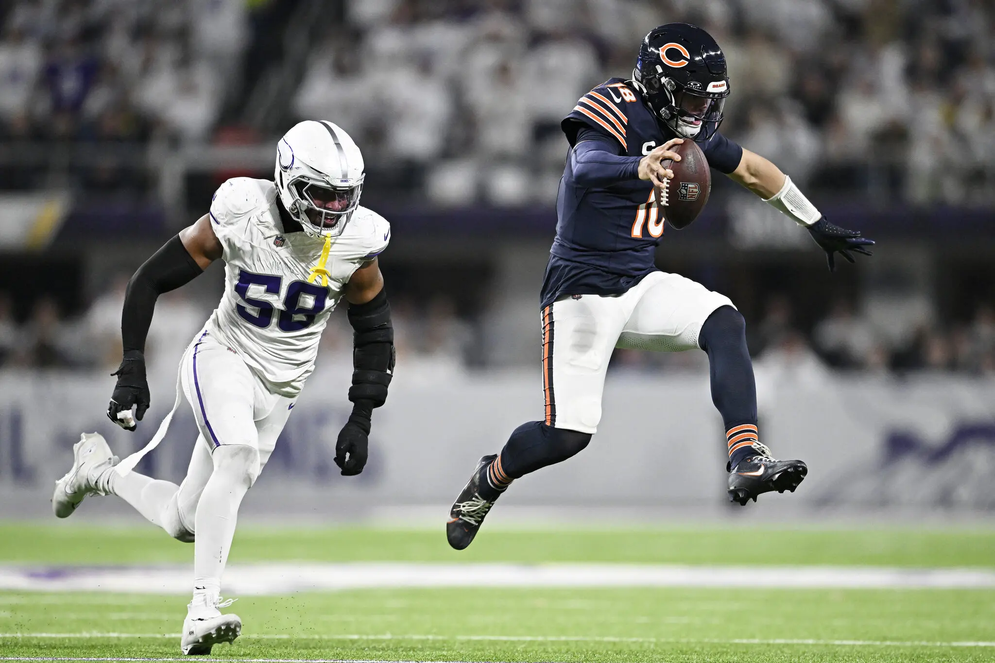 Imagem da notícia Minnesota Vikings x Chicago Bears na NFL: onde assistir, horário e destaques