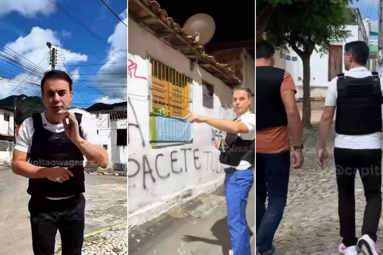 Imagem da notícia Capitão Wagner ameaça pegar ‘colete’, ‘arma’ e ‘juntar policiais’ para capturar Bebeto Queiroz