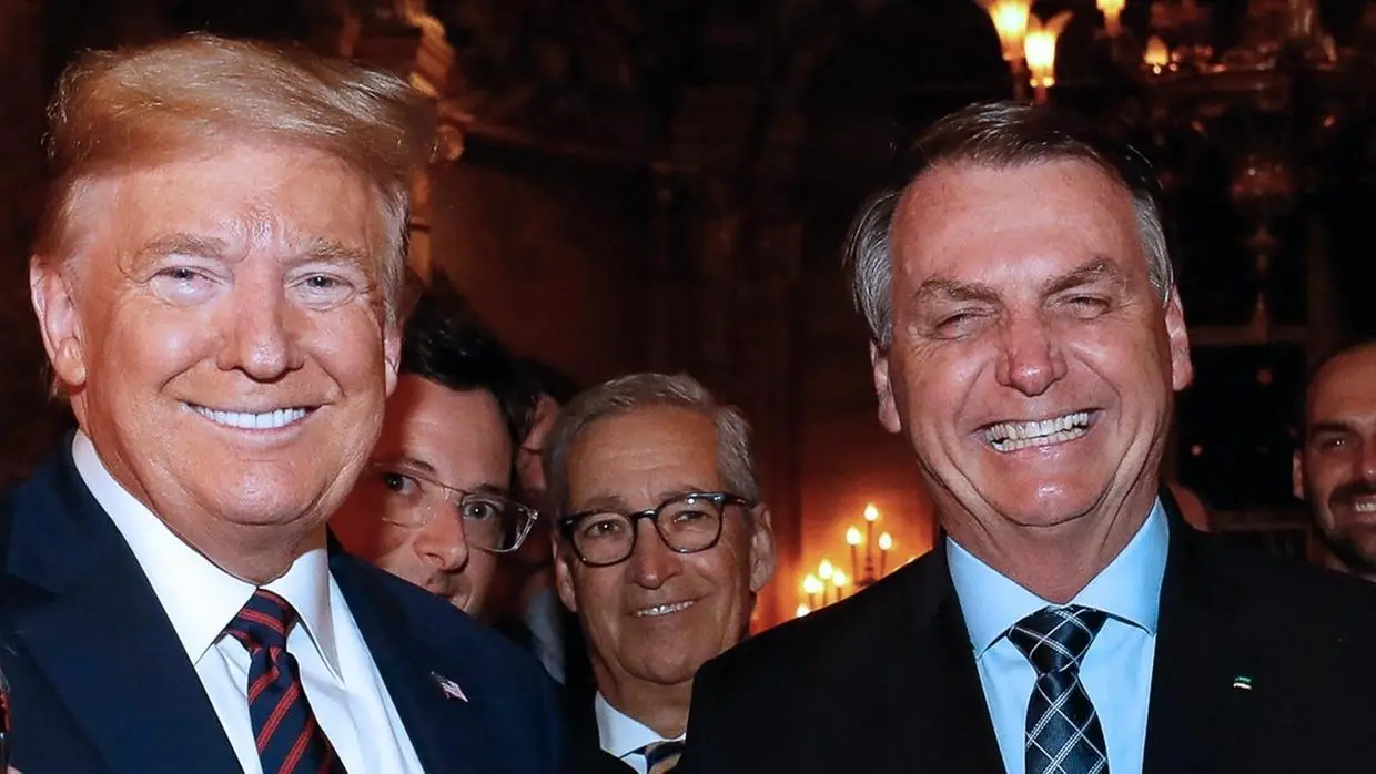 Imagem da notícia Trump lamenta condenação de Bolsonaro por tentativa de golpe: 'Era um bom homem' 