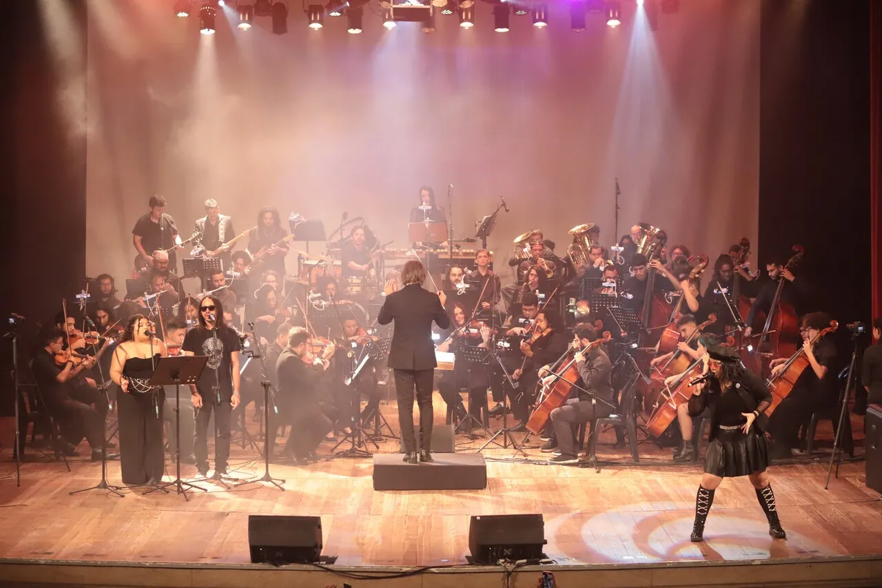 No ano passado, concerto da OSUFC homenageou clássicos do rock brasileiro