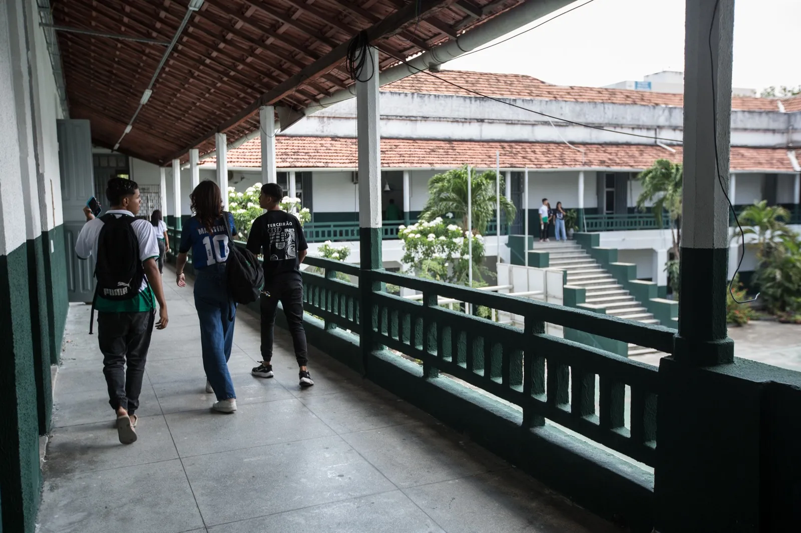 Traços arquitetônicos sinalizam idade do prédio do Liceu do Ceará