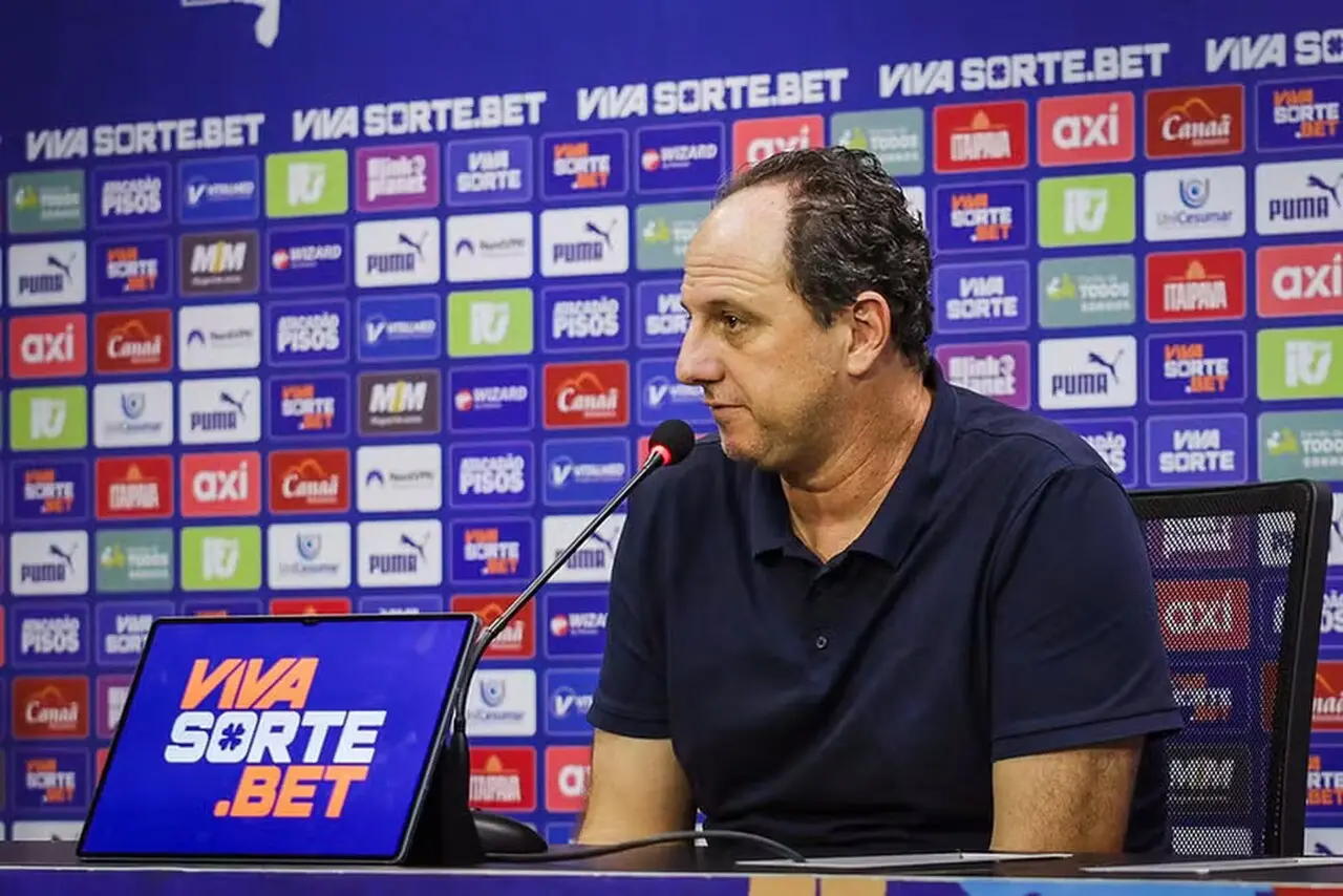Imagem da notícia Rogério Ceni avalia jogo contra o Ceará e pontua baixas do Bahia