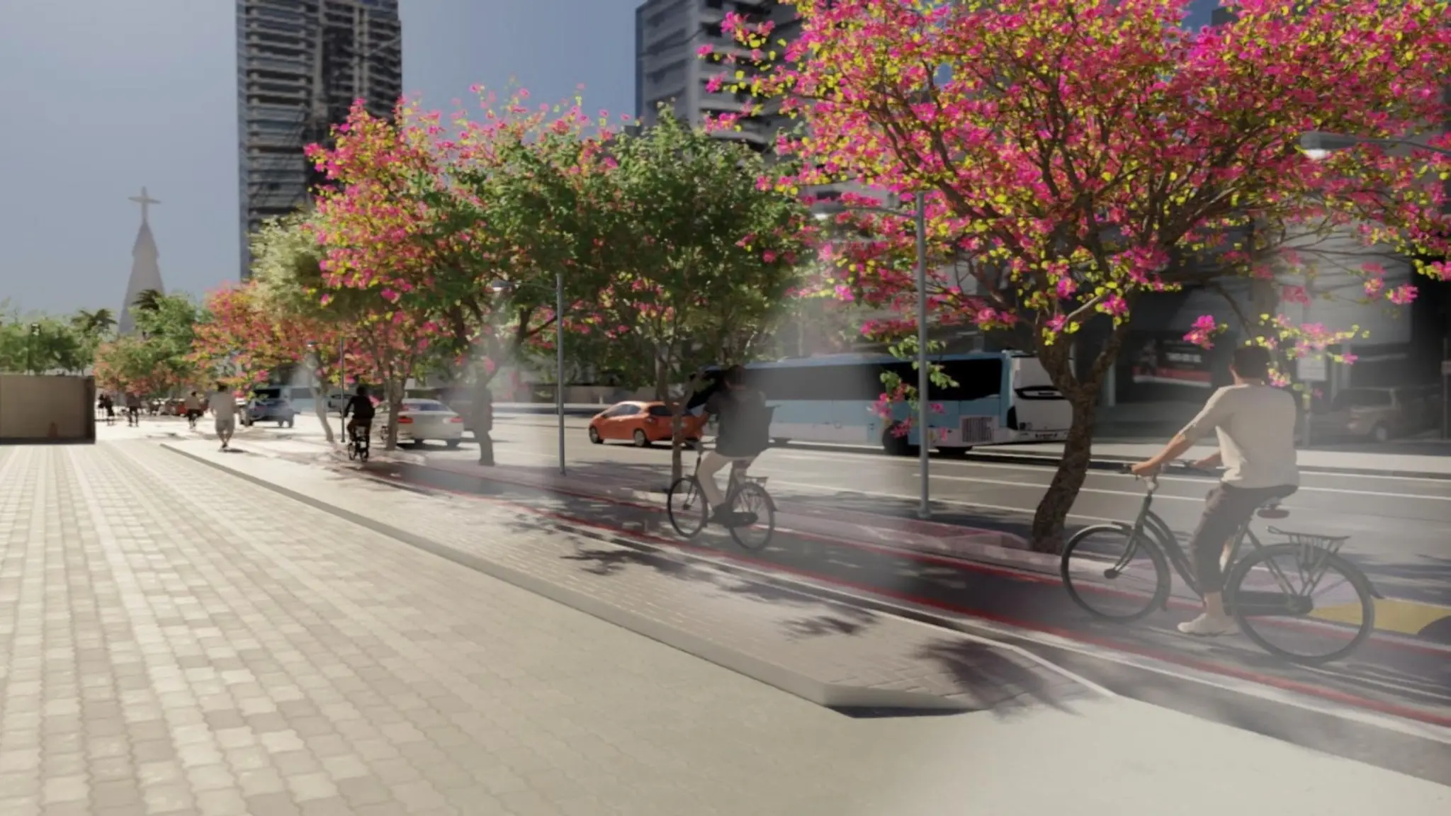 Imagem da notícia: Fortaleza quer transformar 50 km da malha em ciclovias arborizadas; conheça projeto