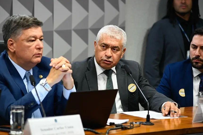 Imagem da notícia: Presidente da CPI dá voz de prisão a empresário sócio do 'Careca do INSS'