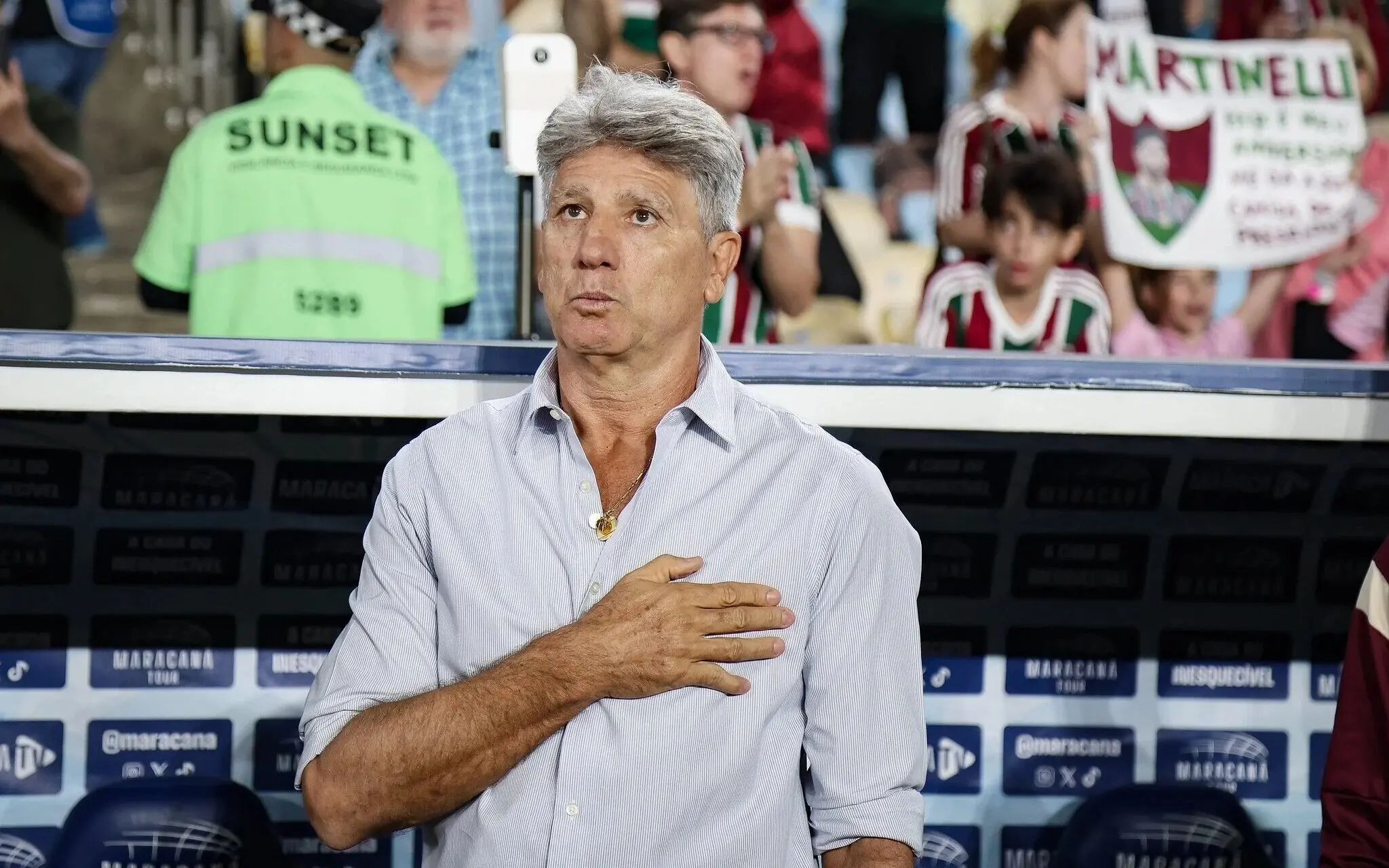 Imagem da notícia Renato Gaúcho deixa o Fluminense após queda na Sul-Americana