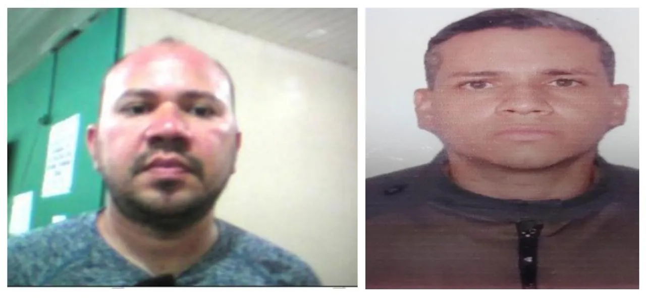 Policiais militares Marcilio Costa Andrade e Luciano Breno Freitas Martiniano, condenados pela Chacina do Curió