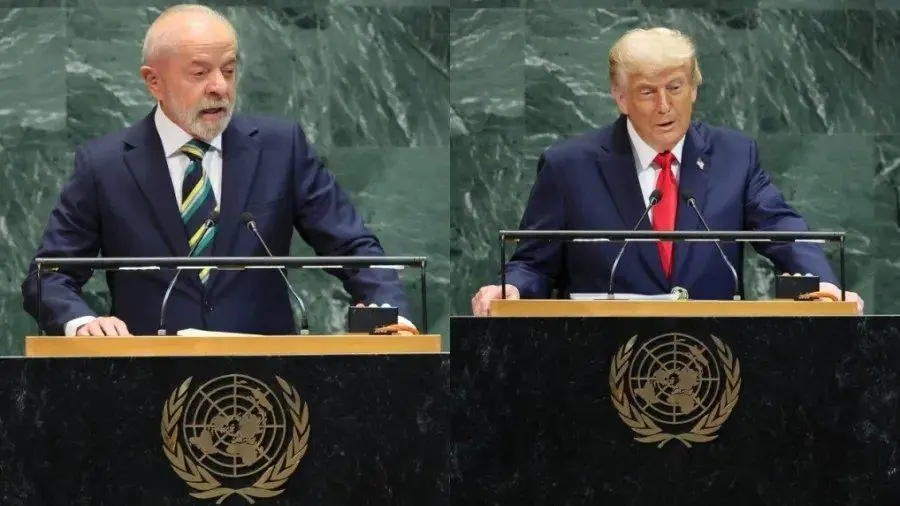 Imagem da notícia: Após encontro com Trump na ONU, Lula diz que 'pintou uma química boa mesmo' 
