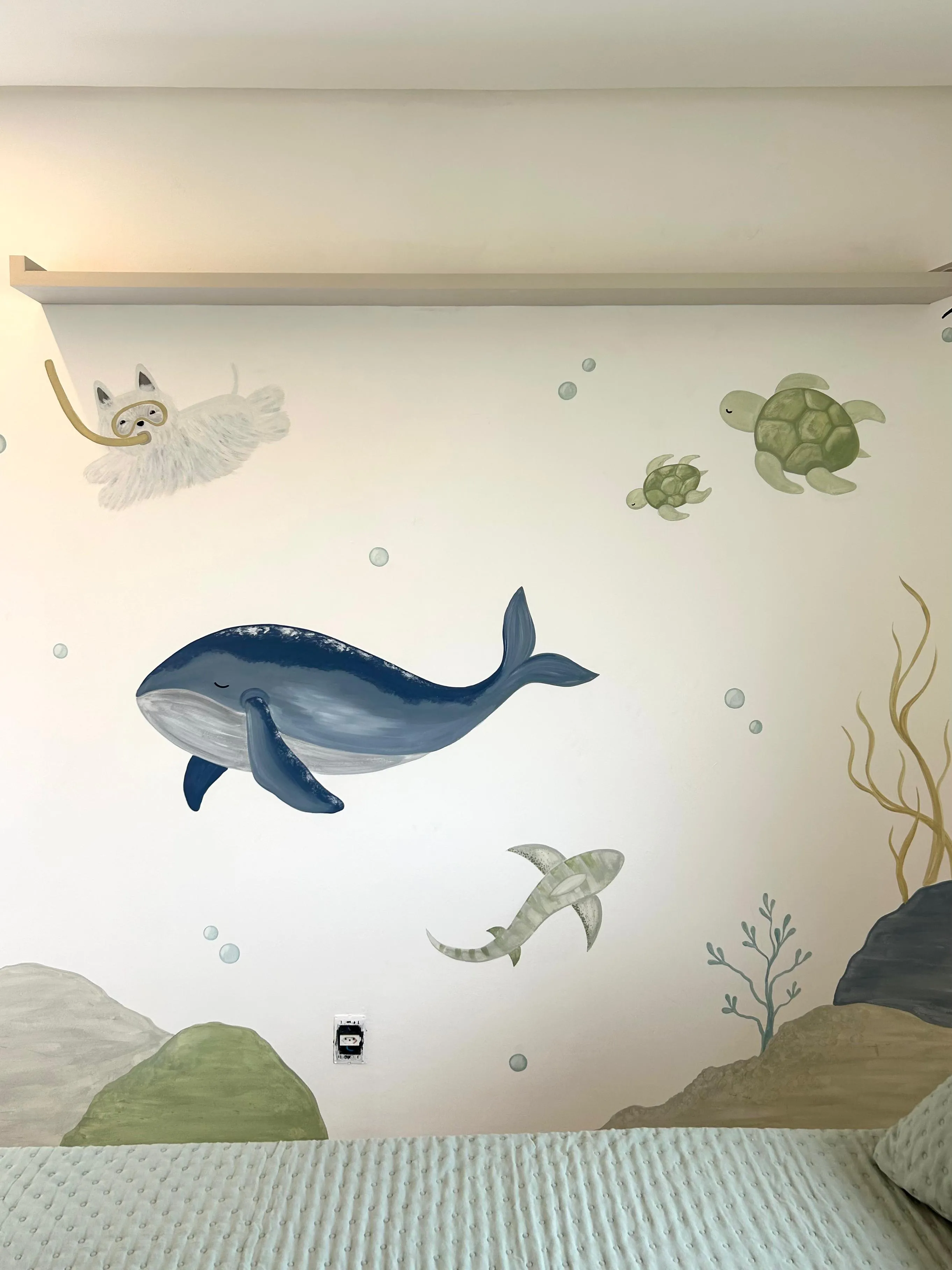 Arte em parte assinada pela artista Beatriz Cavalcante