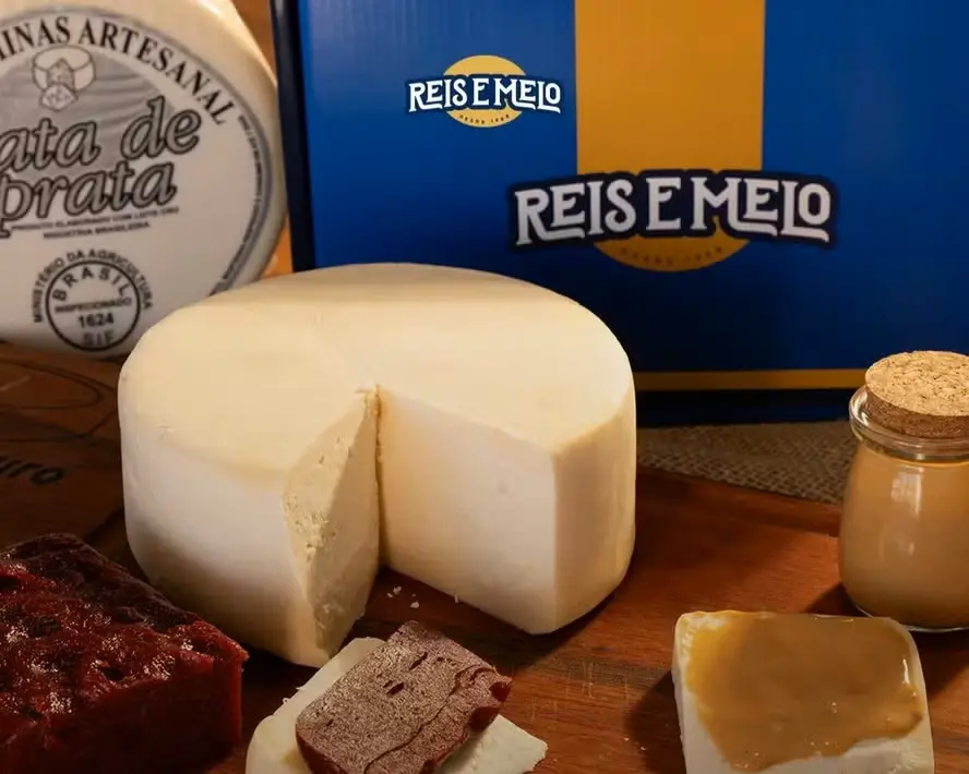Foto de queijo artesanal da Reis e Meio, que foi suspenso pela Anvisa.