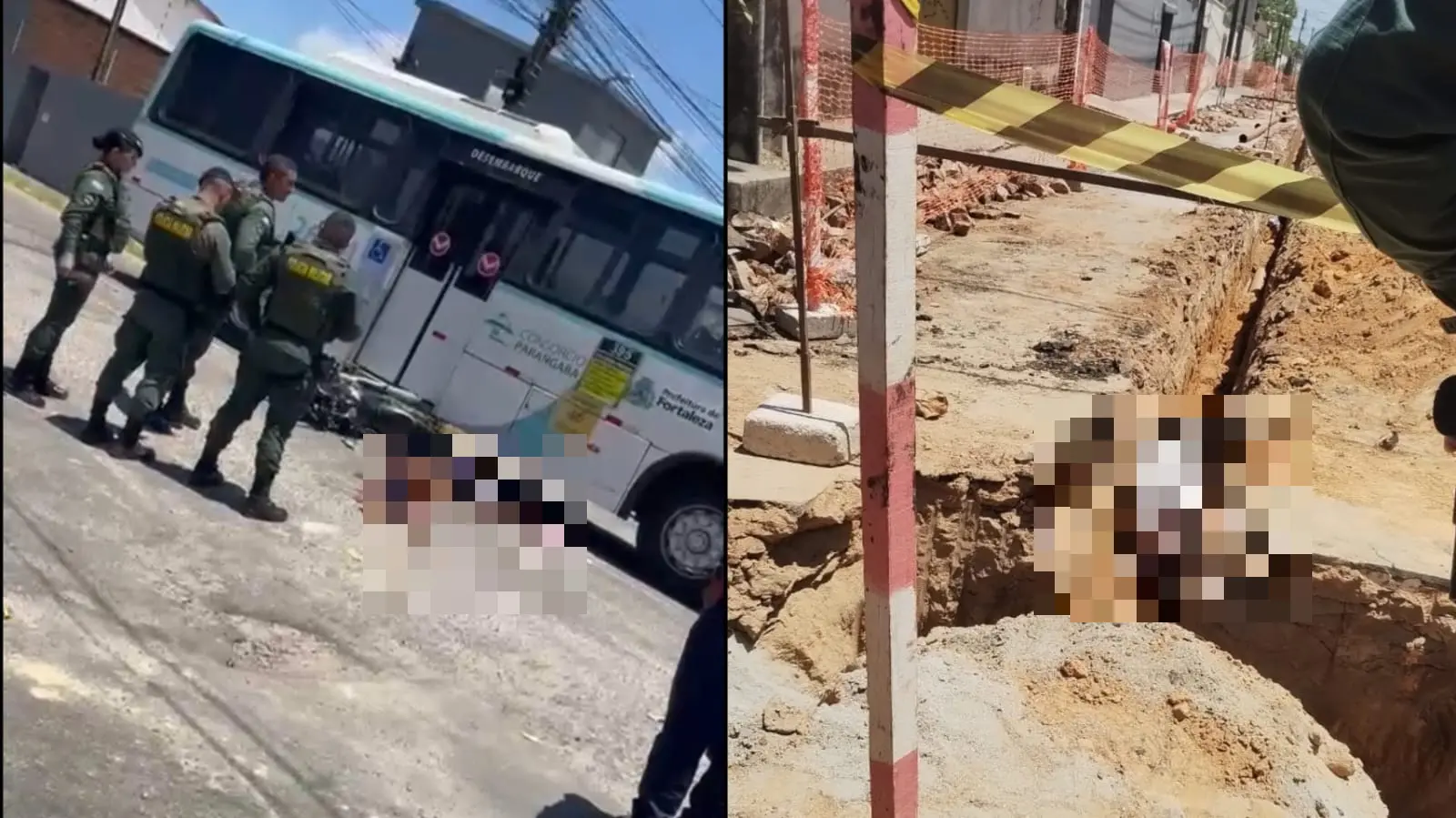 Imagem da notícia Dupla mata homem e colide em ônibus ao tentar fugir em Fortaleza