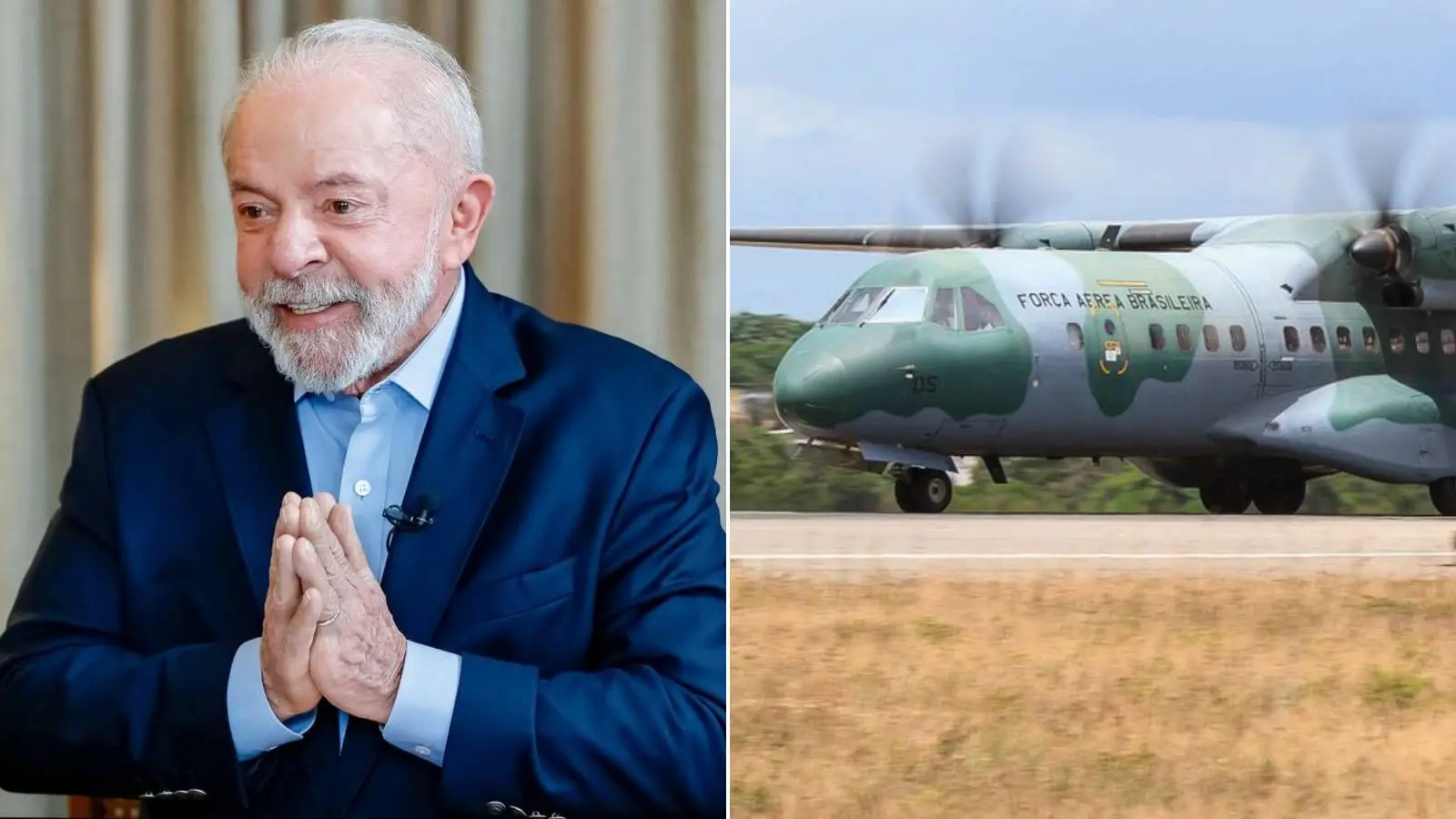 Imagem da notícia: Lula troca de avião após falha técnico-operacional, no Pará