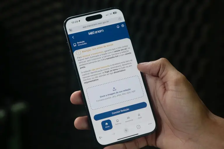 Imagem da notícia: MEC Enem apresenta materiais de estudo e simulados; veja passo a passo