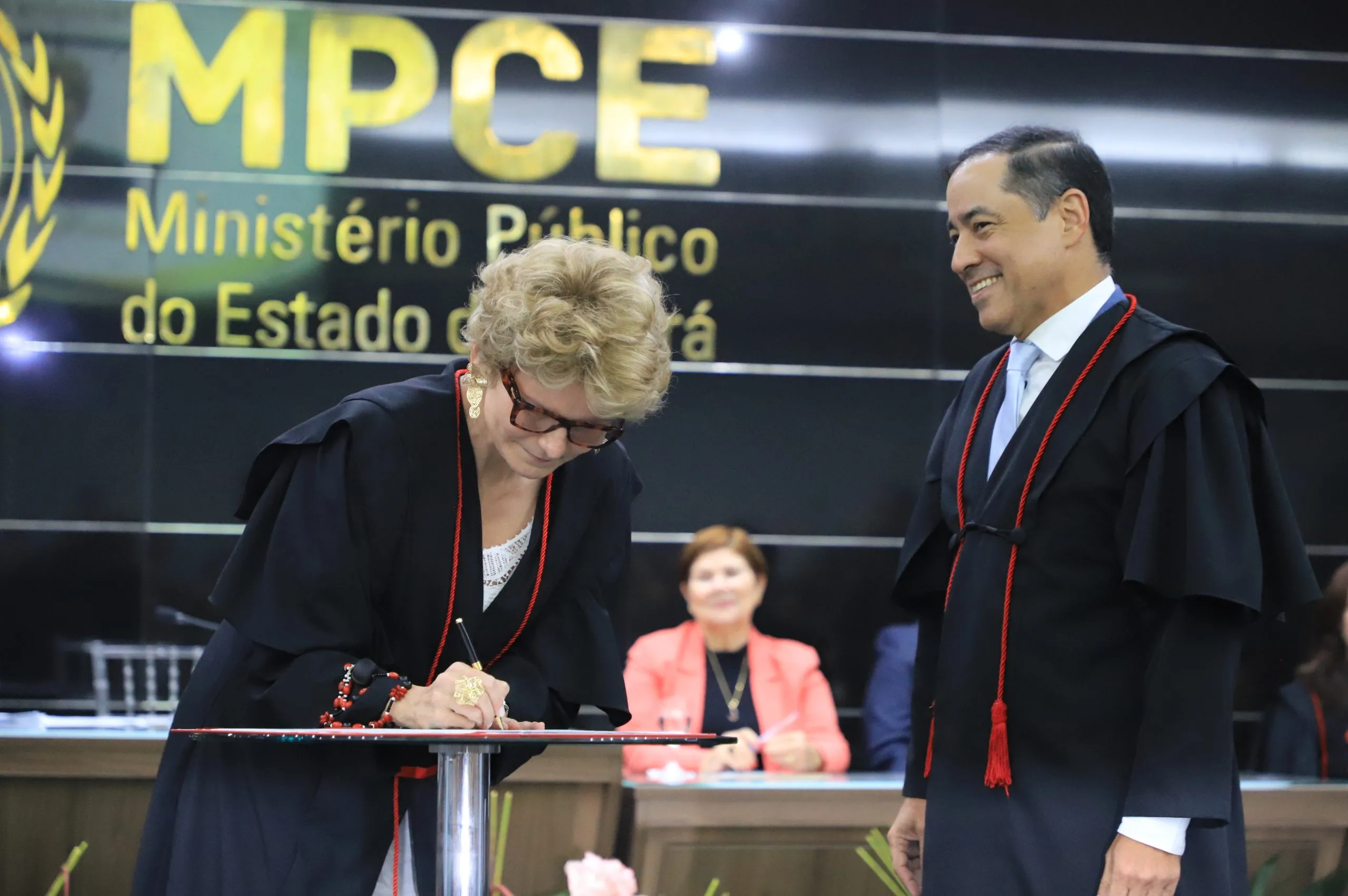 Joseana tomou posse como procuradora em cerimônia realizada no início de 2025, com participação do procurador-geral Haley de Carvalho Filho
