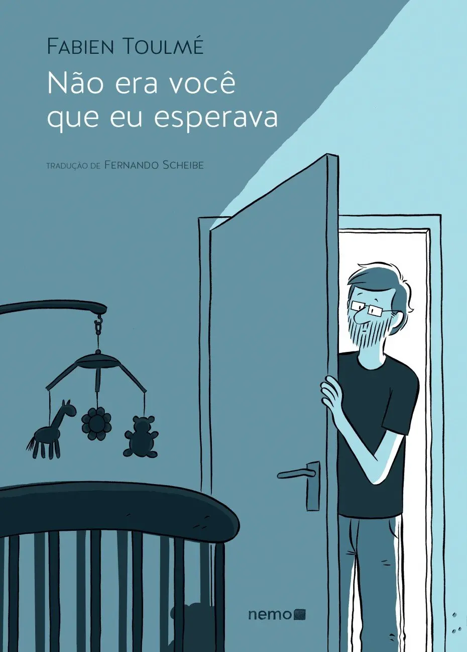 Imagem de capa do quadrinho Não era você que eu esperava, do quadrinista Fabien Toulmé.