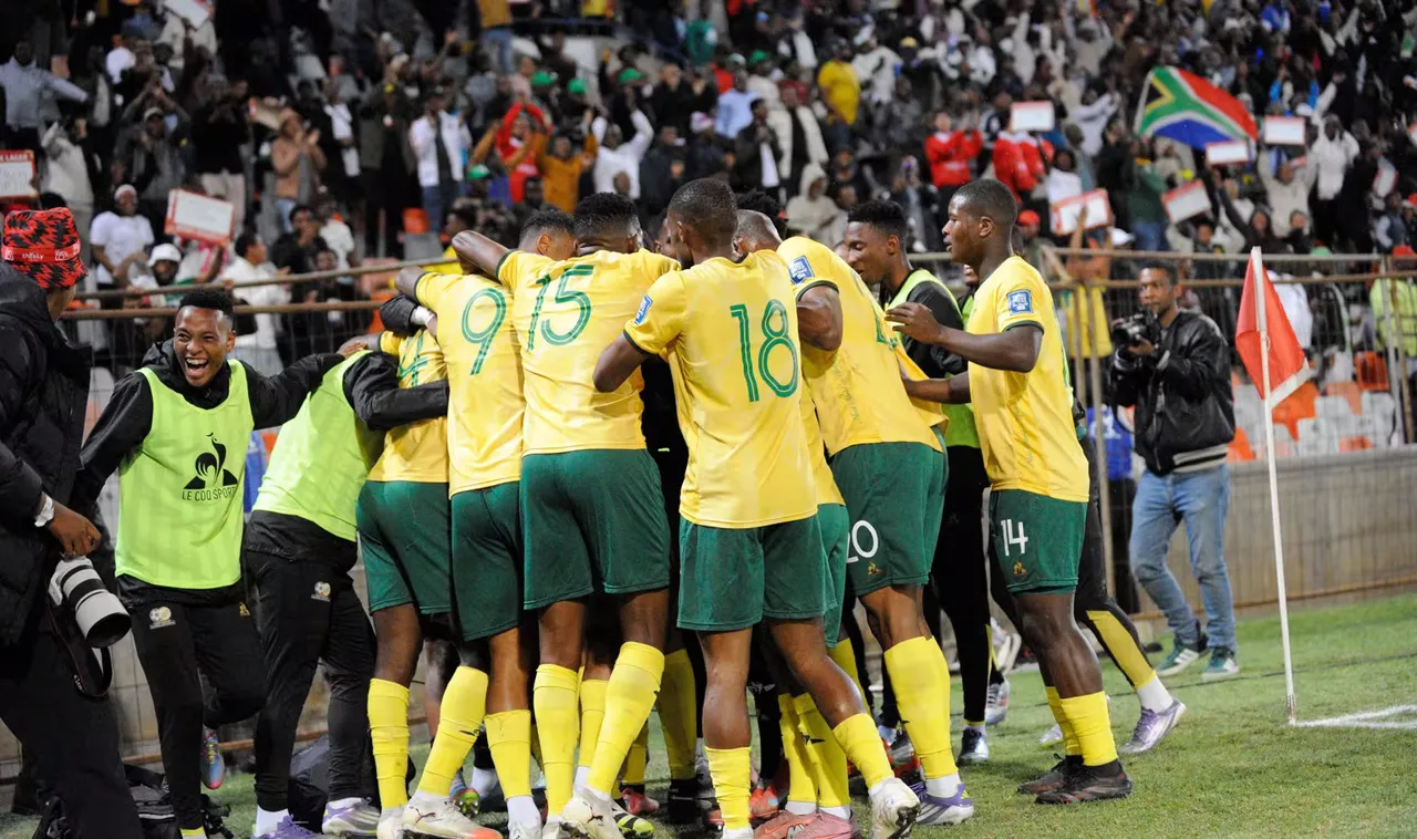A Africa do Sul garantiu vaga na Copa do Mundo após 16 anos