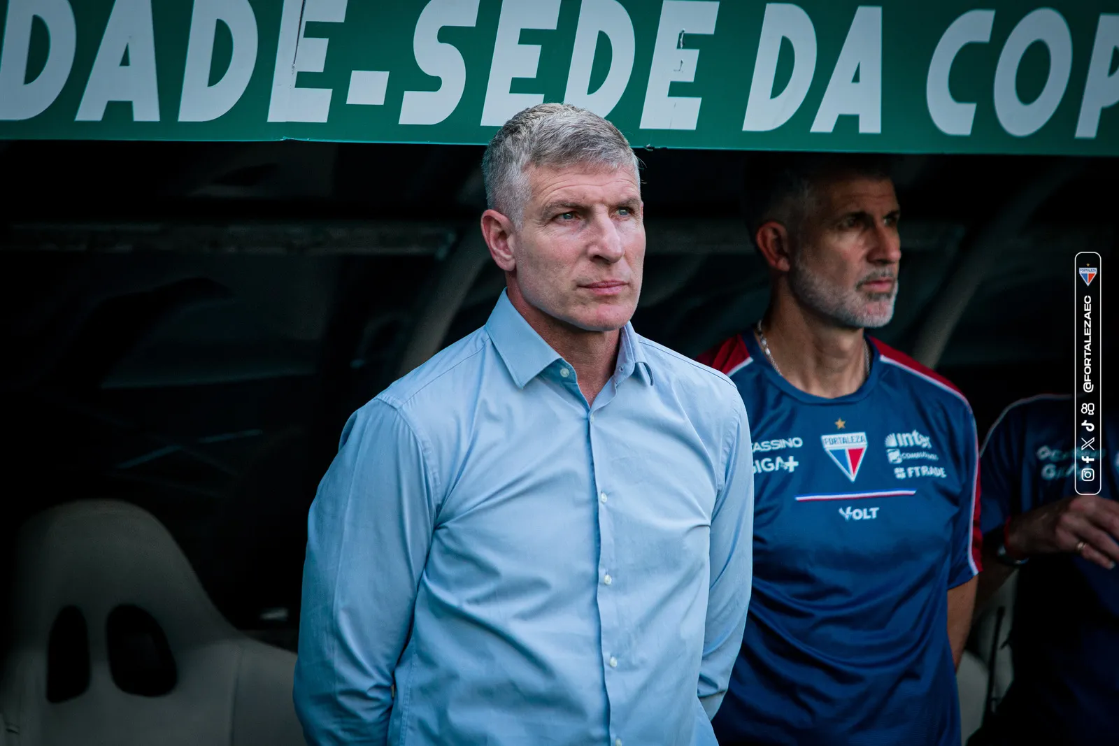 O técnico argentino Martín Palermo é o 3º comandante do Fortaleza na temporada de 2025