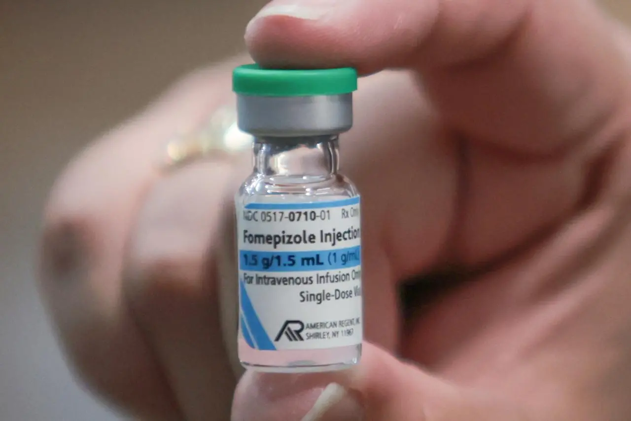 Imagem do fomepizole para matéria sobre entenda como funciona o antídoto do metanol.