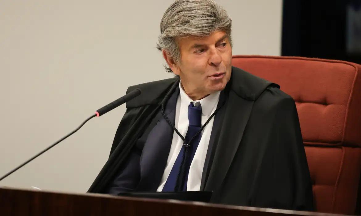 Luiz Fux durante sessão na Segunda Turma do STF.