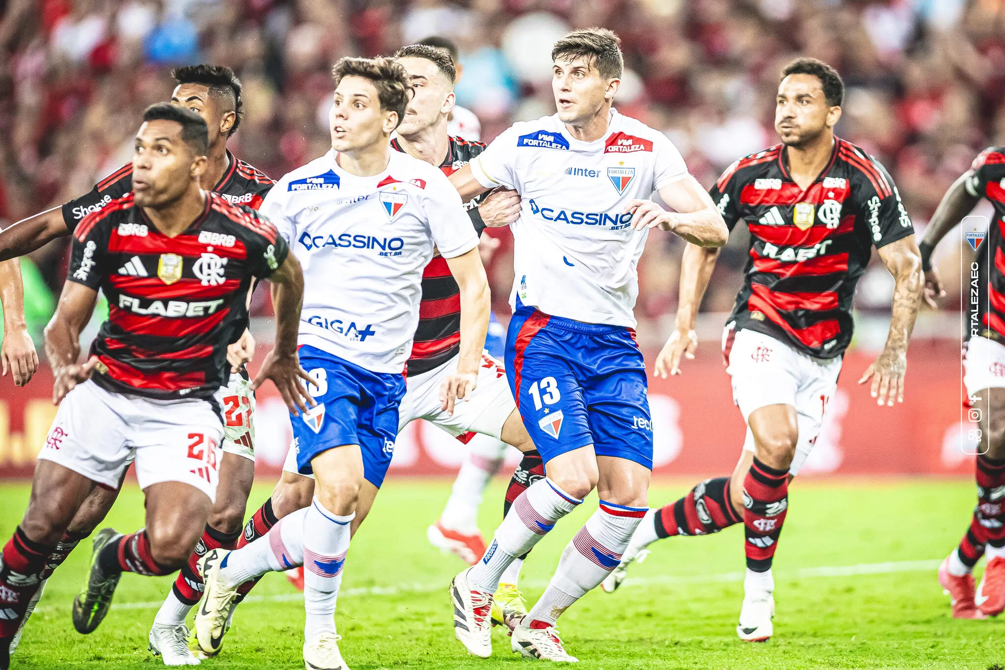 Fortaleza e Flamengo jogam pela 30ª rodada da Série A do Brasileirão 2025