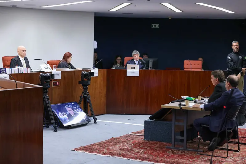 Imagem da notícia: Ação contra Bolsonaro e sete réus entra na fase de recursos no STF; entenda próximos passos