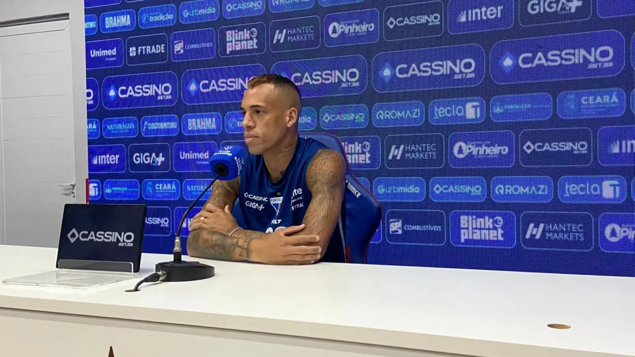 Imagem da notícia ‘Ceará não fez nenhum jogo que foram melhores’, diz Breno Lopes, do Fortaleza, antes do Clássico-Rei
