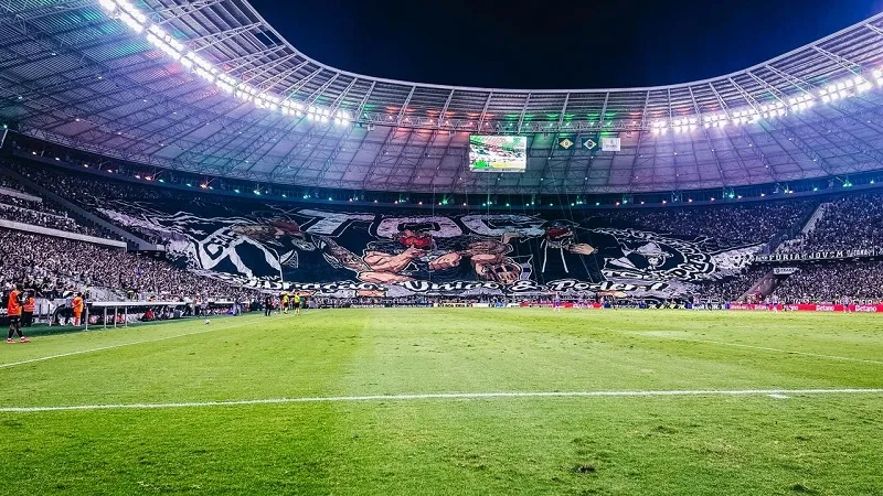 Veja mosaico da torcida do Ceará.