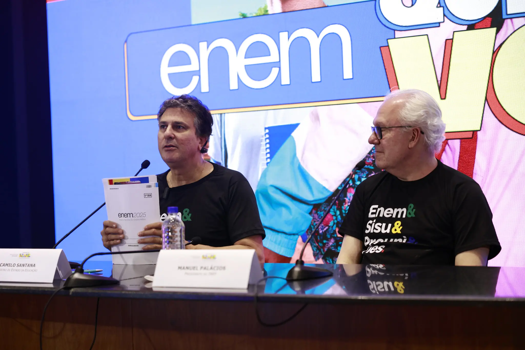 Imagem da notícia: Enem 2025 tem 27% de abstenção no primeiro dia, diz MEC