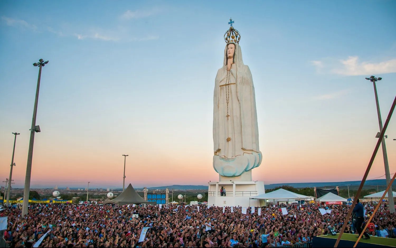 Primeira imagem de Fátima no local foi inaugurada em 2018.