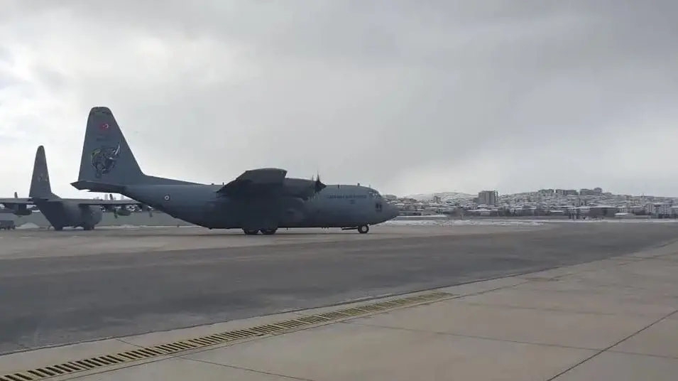 Imagem da notícia Avião militar turco com 20 pessoas a bordo cai na Geórgia