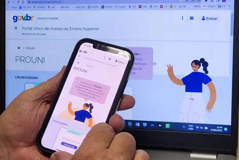 Imagem da notícia: Prouni 2026: veja passo a passo para conseguir bolsas de estudo com a nota do Enem