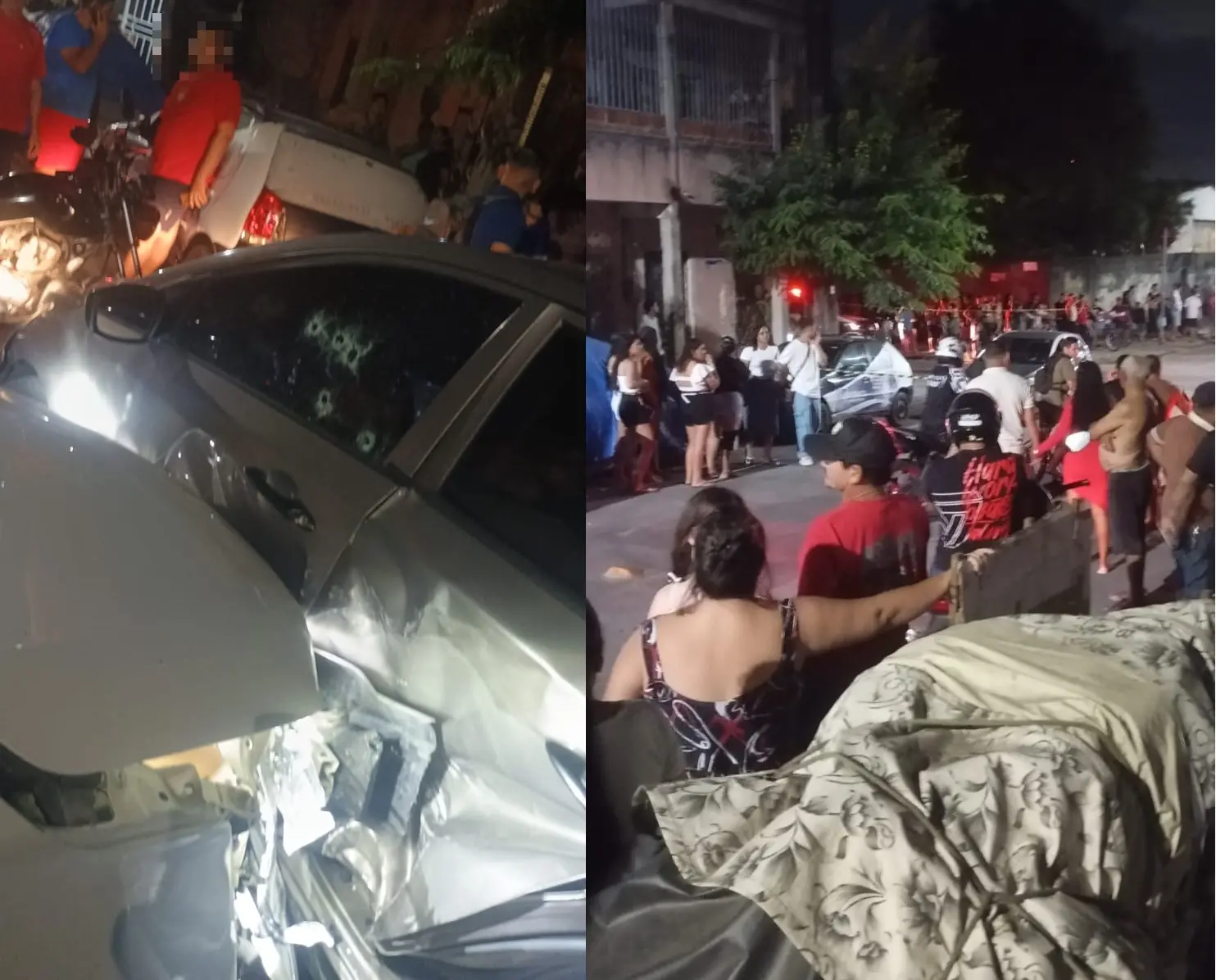 Imagem da notícia Tiroteio deixa feridos e provoca colisão entre carros em Fortaleza
