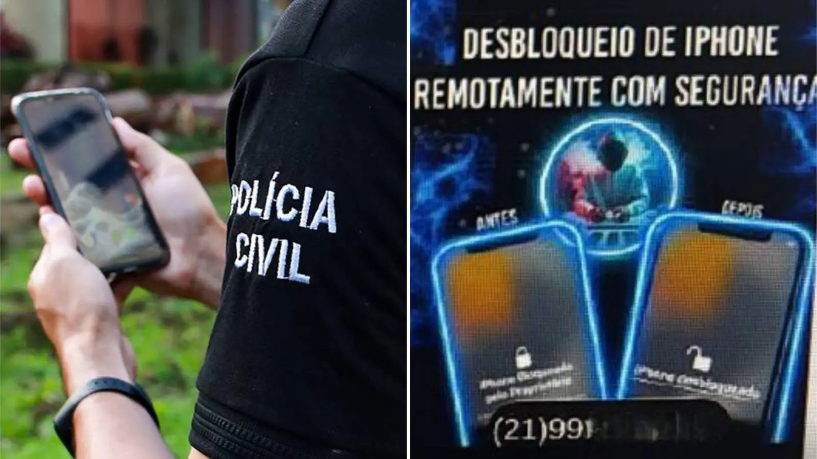 Imagem da notícia Polícia do RJ mira 'curso de desbloqueio' de celulares roubados