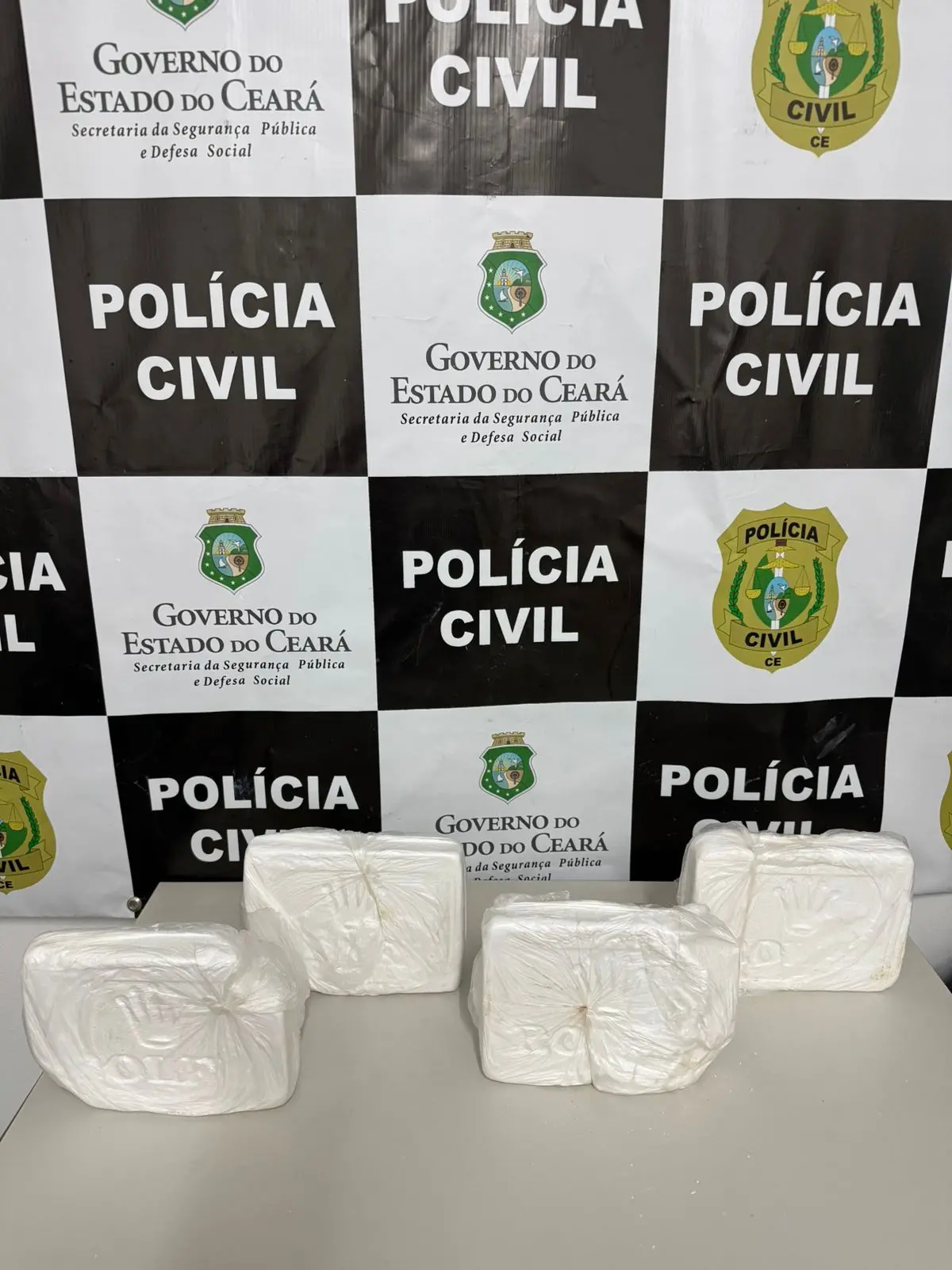 Imagem da notícia Mulher é presa transportando cocaína entre SP e CE