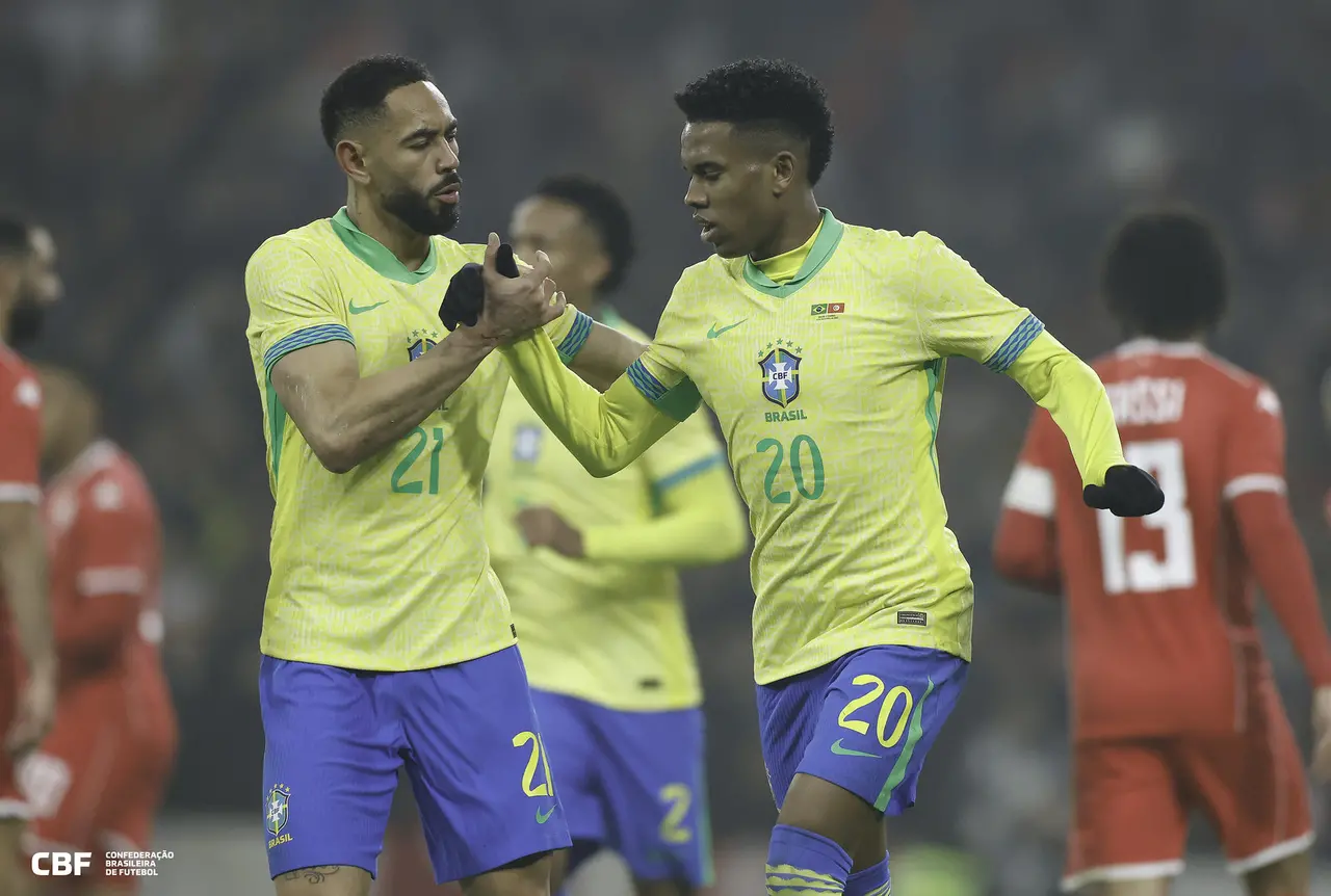Imagem da notícia: Em amistoso, Brasil empata com a Tunísia em último jogo do ano